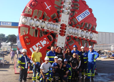 Celebrations of the first TBM ready to roll