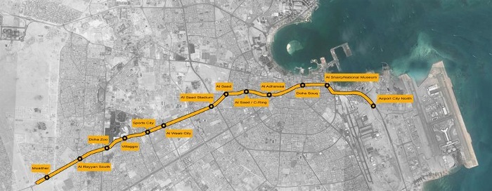 16km alignment of Doha Metro Gold Line will require six TBMs